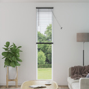 vidaXL Zsaluzia Ezüst Szürke 213 x 40 cm 25 mm PVC
