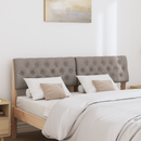 vidaXL Kárpitozott fejtámla Tópszínű 150 cm Tömör fenyőfa
