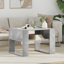 vidaXL Dohányzóasztal tárolóval Beton Szürke 66 x 53 x 45 cm Faanyag