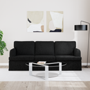 vidaXL Kanapé Fekete 201 x 80 x 85 cm szövet