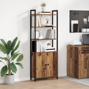 vidaXL Könyvespolc Öreg fa 60 x 24 x 161 cm Faanyag