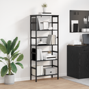 vidaXL Könyvespolc Fekete tölgy 60 x 29,5 x 149 cm Faanyag
