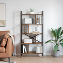 vidaXL Könyvespolc Füstölt tölgy 75 x 30 x 156 cm Faanyag