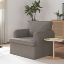 vidaXL Kanapé Tópszínű 84 x 80 x 85 cm szövet