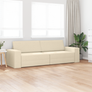 vidaXL Kanapéágy Krém 245 x 78 x 77 cm szövet