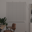 vidaXL Zsalugáter Redőnyök Fehér 130 x 125 cm Alumínium