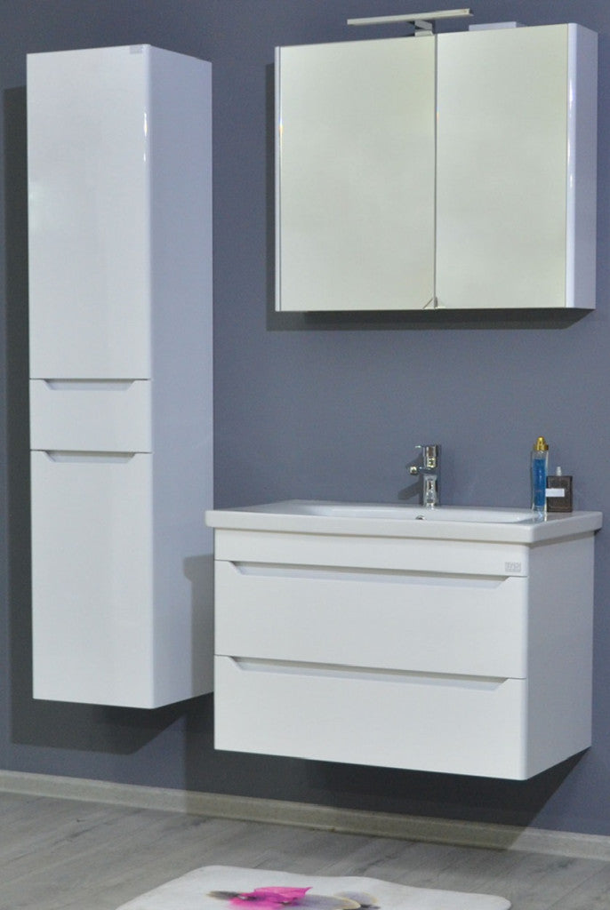 TMP SHARP 60 fali fürdőszobabútor - CeraStyle SHARP - 37100 mosdóval - 60 x 48 cm