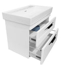TMP LUX 80 fali fürdőszobabútor - CeraStyle SHARP - 37300 mosdóval - 80 x 48 cm