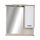 TMP ZX - SONOMA - Tükrös fürdőszobai szekrény LED világítással - 75 x 80 cm