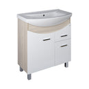 TMP ZX 65 - SONOMA - álló fürdőszobabútor - Sanovit ZENON - 6065 porcelán mosdóval - 65 x 47 cm