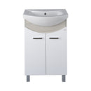 TMP ZX 55 - SONOMA - álló fürdőszobabútor - Sanovit ZENON - 6055 porcelán mosdóval - 55 x 44 cm