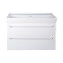 TMP SHARP 100 fali fürdőszobabútor - CeraStyle SHARP - 37600 DUPLA csaplyukas mosdóval - 100 x 48 cm