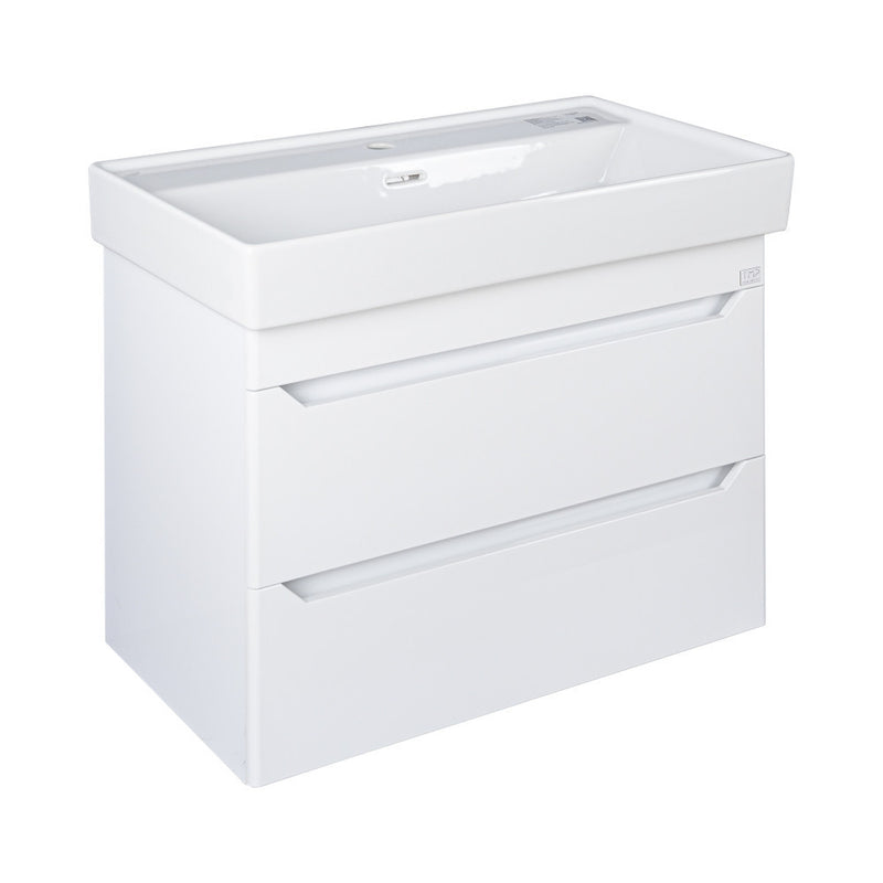 TMP SHARP 100 fali fürdőszobabútor - CeraStyle SHARP - 37600 DUPLA csaplyukas mosdóval - 100 x 48 cm
