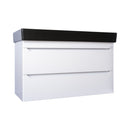 TMP SHARP 100 fali fürdőszobabútor - CeraStyle SHARP FEKETE mosdóval - 100 x 48 cm