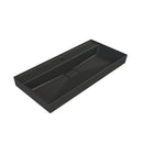 TMP SHARP 100 fali fürdőszobabútor - CeraStyle SHARP FEKETE mosdóval - 100 x 48 cm