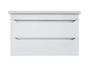 TMP SHARP 100 fali fürdőszobabútor - Sanovit Soft 13100 porcelán mosdóval - 101 x 45,5cm