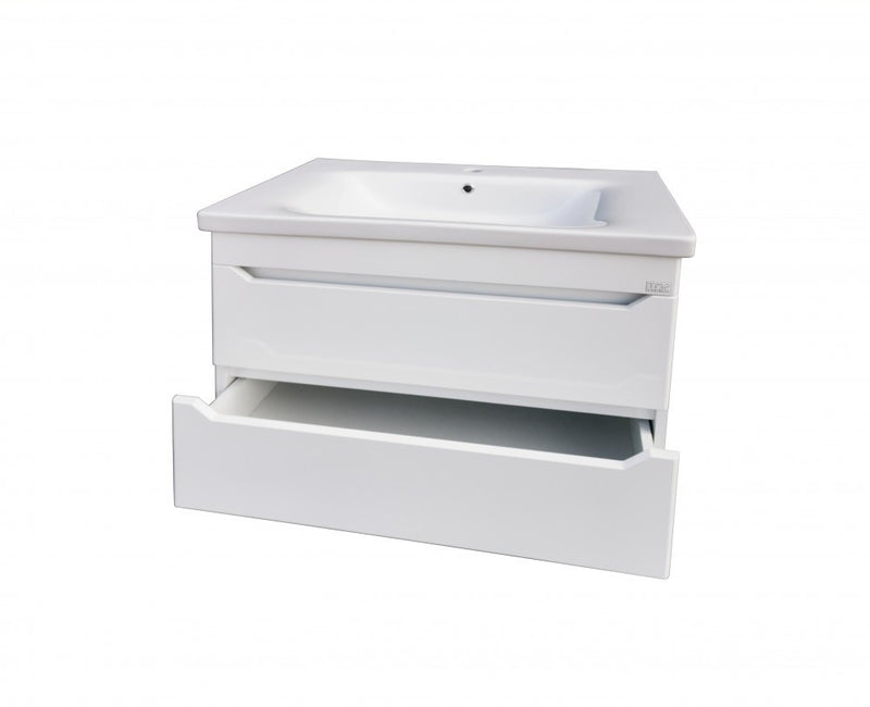 TMP SHARP 100 fali fürdőszobabútor - Sanovit SOFT - 13100 mosdóval - 101 x 45,5cm