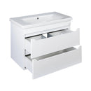 TMP SHARP 100 fali fürdőszobabútor - Sanovit Soft 13100 porcelán mosdóval - 101 x 45,5cm