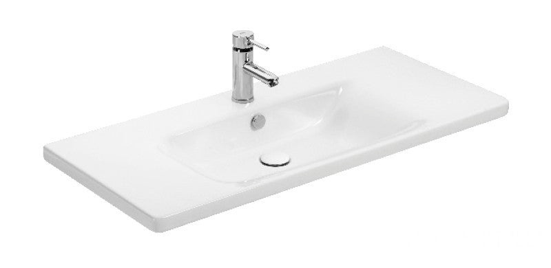 TMP SHARP 100 fali fürdőszobabútor - Sanovit SOFT - 13100 mosdóval - 101 x 45,5cm