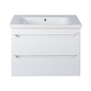 TMP SHARP 100 fali fürdőszobabútor - Sanovit Soft 13100 porcelán mosdóval - 101 x 45,5cm