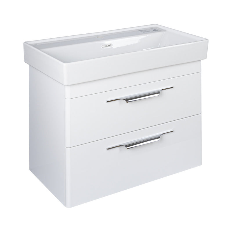 TMP LUX 60 fali fürdőszobabútor - CeraStyle SHARP 37100 mosdóval - 60 x 48 cm
