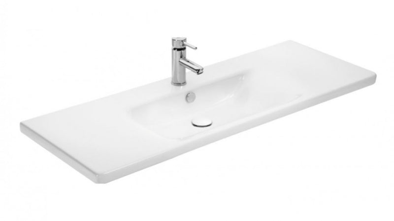 TMP SHARP 105 - FEKETE - fali fürdőszobabútor- Sanovit LUXURY 11105 mosdóval - 105 x 46 cm