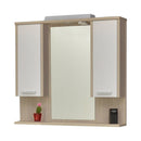 TMP ZX - SONOMA - Tükrös fürdőszobai szekrény LED világítással - 95 x 80 cm