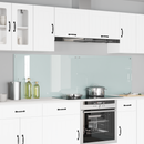 vidaXL Konyhai hátfal 2 pcs Fehér 100 x 60 cm edzett üveg