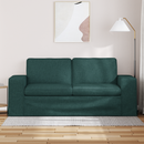 vidaXL Kanapé Sötétzöld 182 x 80 x 82 cm szövet