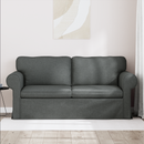vidaXL Kanapé Sötétszürke 175 x 82 x 80 cm szövet