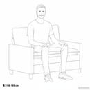 vidaXL Kanapé Sötétkék 126 x 81 x 87,5 cm Poliészter