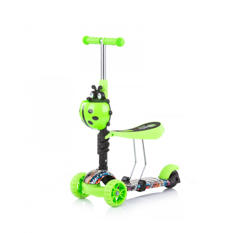 Chipolino Kiddy Evo roller - Green Graffiti