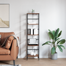 vidaXL Könyvespolc Füstölt tölgy 40 x 29,5 x 149 cm Faanyag