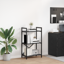 vidaXL Könyvespolc Fekete tölgy 56 x 34 x 96 cm Faanyag