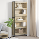 vidaXL Könyvespolc 2 pcs Sonoma 80 x 30 x 189,5 cm Faanyag