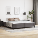 vidaXL Ágykeret matracmal Szürke 200 x 200 cm szövet