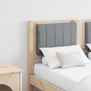 vidaXL Kárpitozott fejtámla fejtámlával Barna 120 cm Tömör fenyőfa
