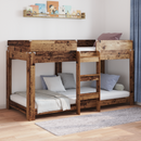 vidaXL Szükidő ágy Öreg fa 80 x 200 cm Faanyag