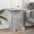 vidaXL Végasztal Beton Szürke 44,5 x 45 x 55 cm Faanyag