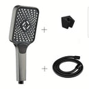 Caldo Freddo Blackspirit zuhanyszett - 3 funkciós zuhanyfejjel - gun metal - fegyverszürke