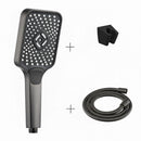 Caldo Freddo Blackspirit zuhanyszett - 3 funkciós zuhanyfejjel - GUNMETAL - fegyverszürke
