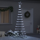 vidaXL LED Karácsonyi Fenyő 295 LED-del Hideg fehér 250 cm Fém