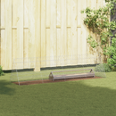vidaXL Csirkeketrec Ezüst 215 x 55 x 55 cm Horganyzott acél