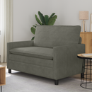vidaXL Kanapé Világosszürke 126 x 81 x 87,5 cm Szövet
