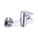 Eurostandard zuhany csaptelep - zuhahyszettel - fix falitartóval - KRÓM