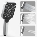 Caldo Freddo Zuhanyrendszer - CSAPTELEPPEL - szögletes - fejzuhany, zuhanyfej, gégecső - KRÓM