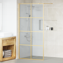 vidaXL Walk-in zuhanyfal Arany 100 x 195 cm edzett üveg