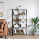 vidaXL Könyvespolc Sonoma tölgy 82 x 32 x 144,5 cm Faanyag