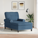 vidaXL PÁRÁS FOTEL párnával Kék 91 x 157 x 91 cm szövet