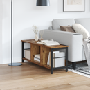 vidaXL Könyvespolc Öreg fa 102 x 32 x 40,5 cm Faanyag